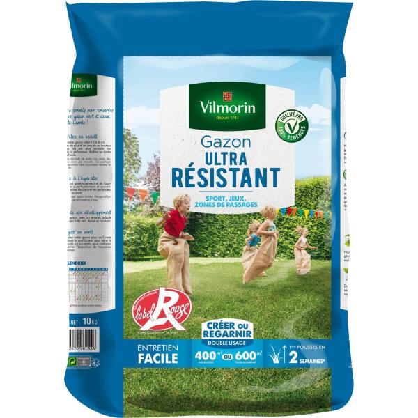 Ultra résistant - Gazon Ultra Résistant - Label Rouge - 10 kg - face recto